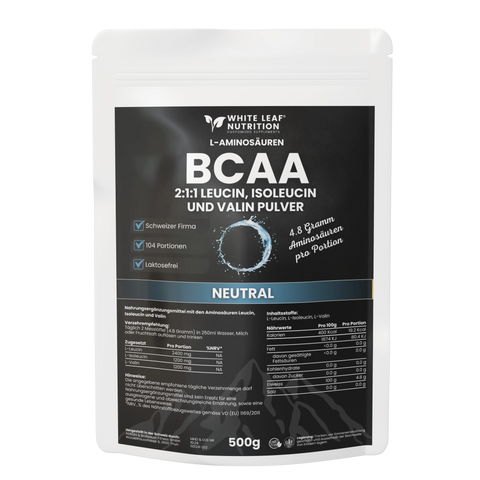 BCAA PULVER White Leaf Nutrition