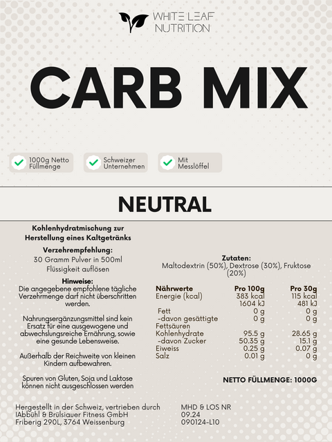 CARB MIX - CARBOHYDRATES