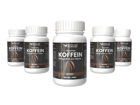 Koffein Tabletten White Leaf Nutrition