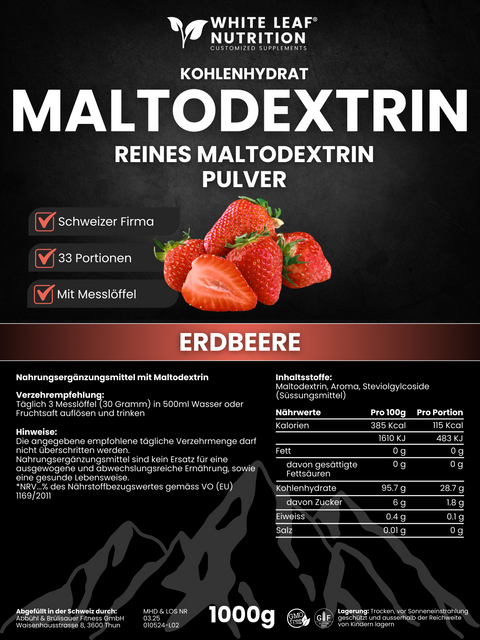 Maltodextrine sachet 1000g