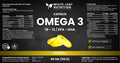 Omega 3 Caps - 80 Kapseln pro Dose White Leaf Nutrition
