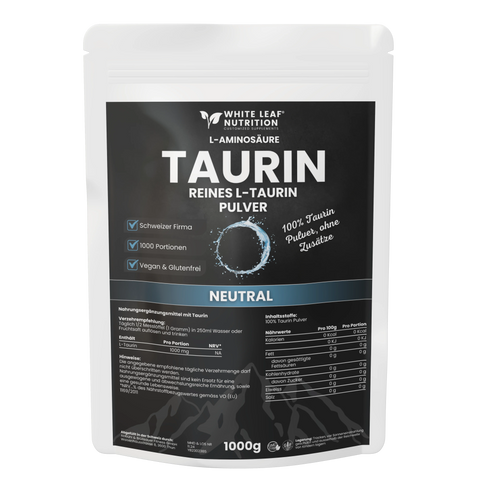 TAURIN PULVER White Leaf Nutrition